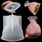 3D счастливая сумка Ювелирные изделия формочка для силиконовой подвески кошелек брелок кулон эпоксидная смола форма литье орнамент DIY ремесло инструмент