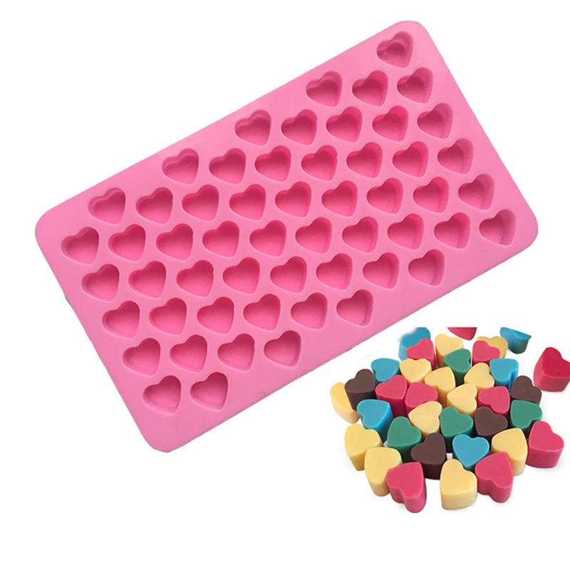 

Mini Heart Mold Silicone Ice Cube Tray DIY Chocolate Fondant Mould 3D Pastry Jelly Cookies Baking Cake Decoration Tools New