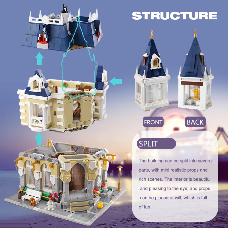 Уличные строительные игрушки Yeshin MOC 14603 набор одежды совместимый с строительными