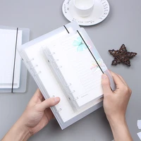a5 a6 spiral notebook cover loose diary coil ring binder filler paper seperate planner receive bag card storage