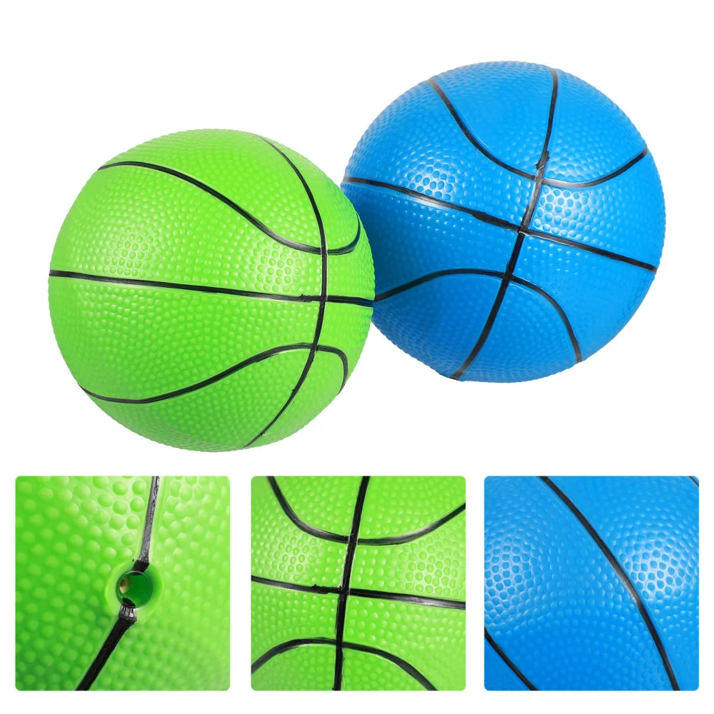 

2 Pcs Children Basketballs Creative Kids Colorful Basketballs Balls Toys