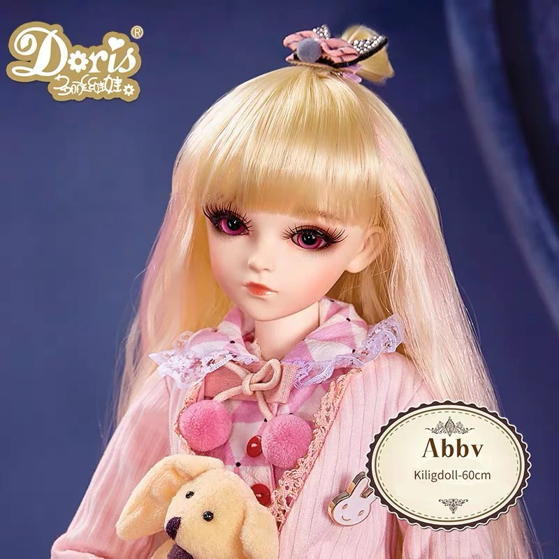 7 BJD кукла, 18 шаров, шарнирная кукла, 3D глаза, 1/3 BJD, кукла 60 см, куклы для девочек, игрушки, длинный парик, волосы для девочек, рождественский подарок - Цвет: 7