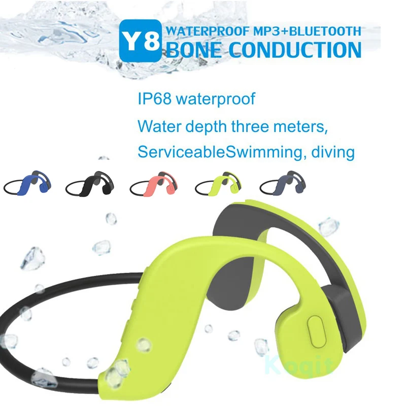 

Bone Conduction Earphone IP68 Sports Waterproof Earbuds wireless-earphones Outdoor Sporter bluetooth Handsfree Headsets Original
