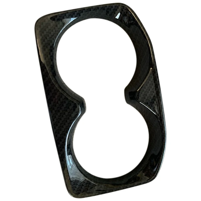 

Автомобильная рамка держателя стакана воды крышка наклейки для Peugeot 5008 3008 GT 2017-2019 ABS углеродного волокна