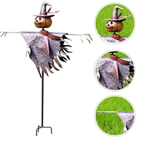 1pcs halloween scarecrow lantern ground stake decoration for garden home yard halloween decorative props party favors supplies