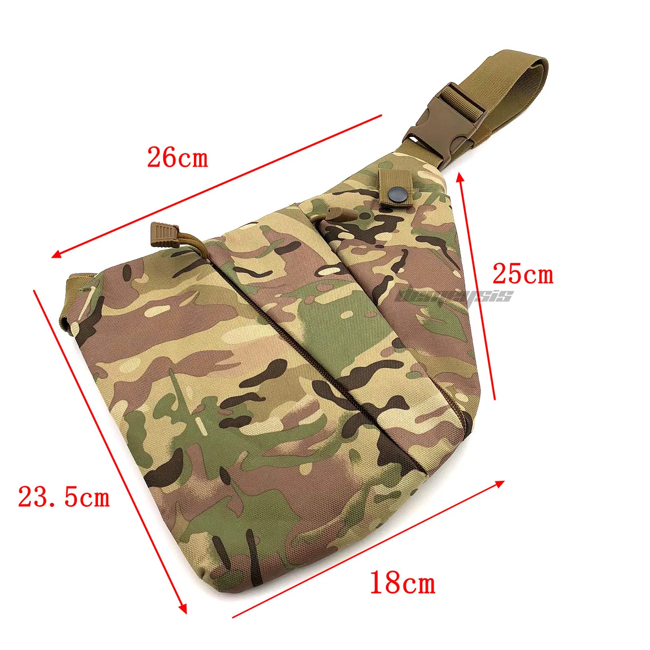 

Anti-Theft Security Pistol Storage Chest Bags Men's Tactical Gun Bag for Traveling Hunting Gun Carry Concealed Holster Bag