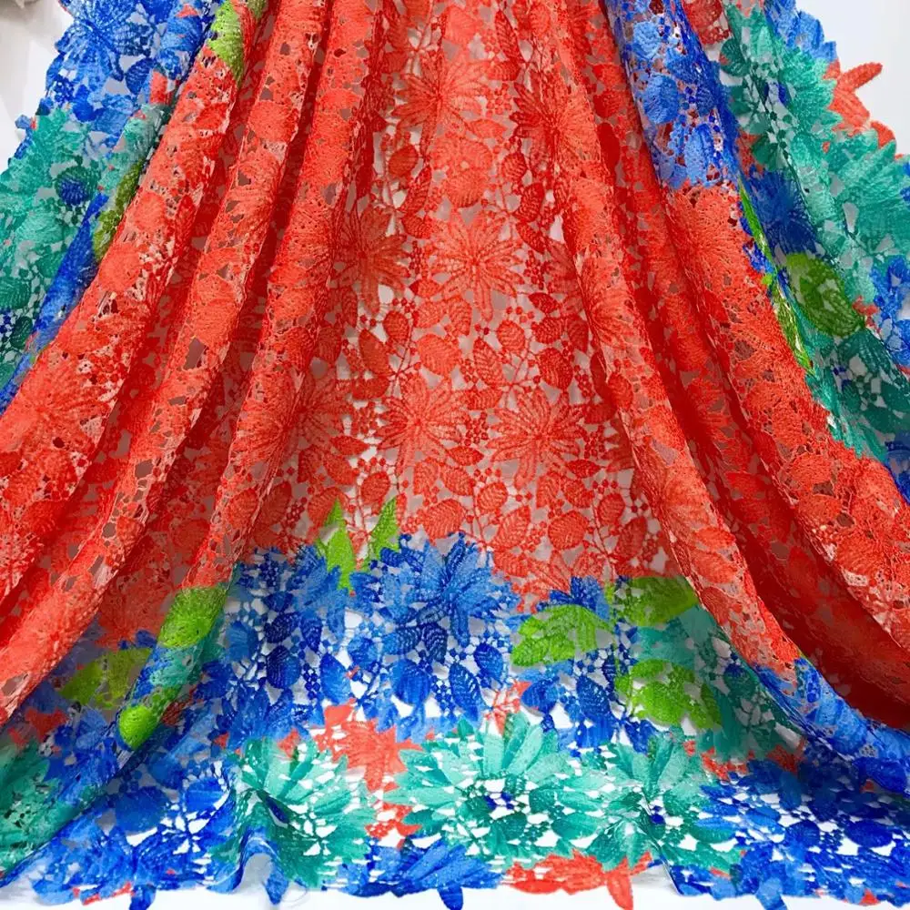 Последняя африканская молочная шелковая кружевная ткань 2019 высококачественное