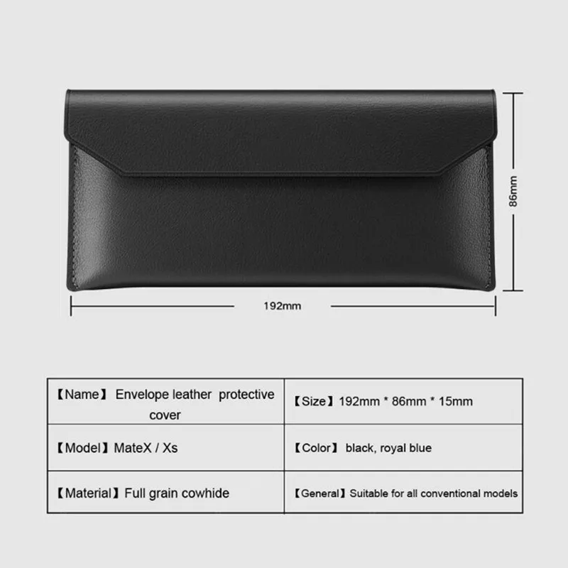 

Leather Wallet Pouch Bag For Huawei Mate X XS 5G Case Leather Sleeve Pouch Envelope Magnetic Protective Bag