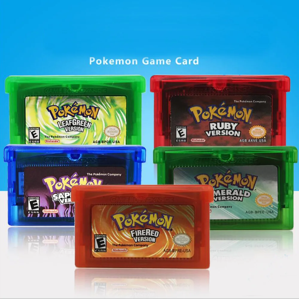 

Pokemon Series GBA Game Card For Nintend NDSL GB GBC GBM SP