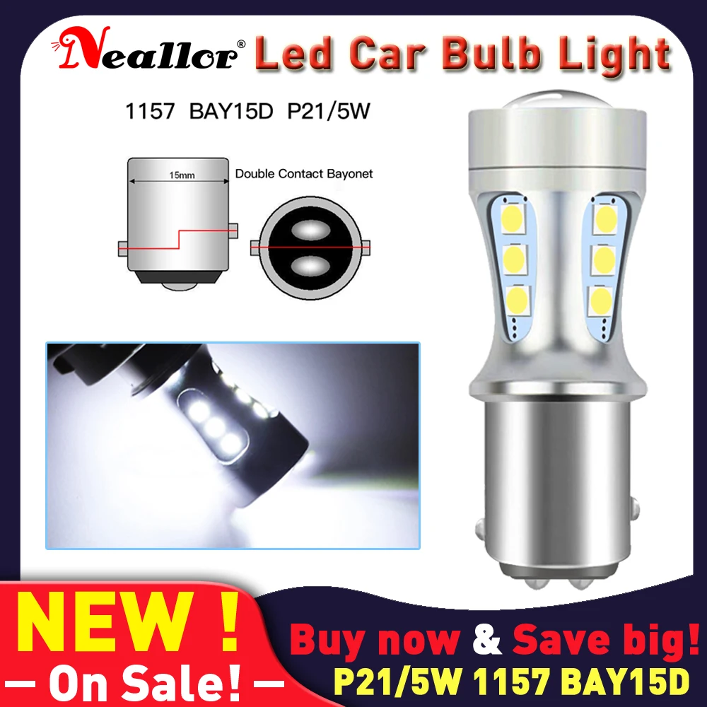 

Bay15d 1157 P21w Led Canbus 1156 BA15S 7506 Parking Lights 912 W16W 7443 T20 Bulbs On Cars Back Up Reverse Diode Lamps For Auto