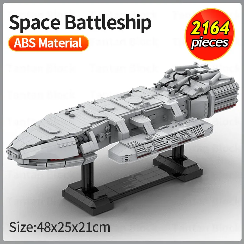 

Space Series Battlestar Galactica Spaceship Model Bricks MOC Battleship Building Blocks DIY Assembly Construction Toys Xmas Gift