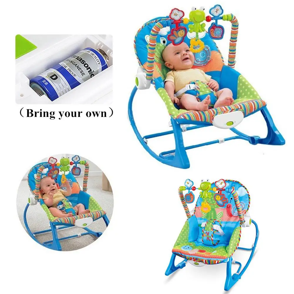 Детское многофункциональное музыкальное Электрическое Кресло-Качалка Kidlove