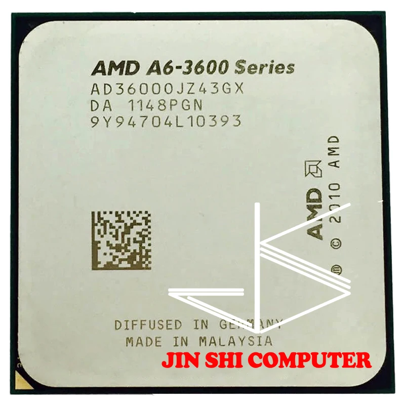 

Четырехъядерный процессор AMD A6-Series, A6-3600, A6, 3600, 2,1 ГГц, AD3600OJZ43GX, разъем FM1