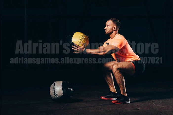 35см Кроссфит Медицинский Мяч Medicine Ball Пустые Медицина Мяч Настенные Шары Упражнение Гиря Фитнес-Здание Мышц ГИМНАСТИЧЕСКИЙ ЗАЛ