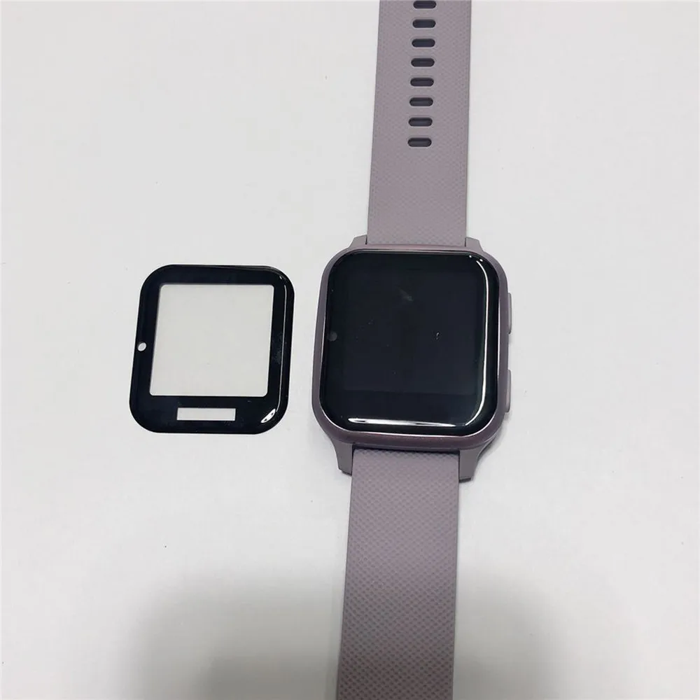 Защитная пленка для экрана часов Garmin CAME SQ противопузырьковая 3D изогнутая