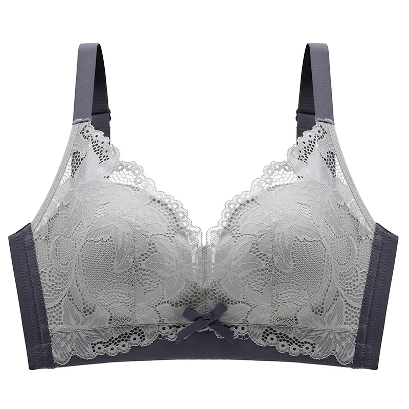 

Sexy Women Underwear Plus Size Vest Crop Women Ladies Lace Wireless Bra Lingerie Sexy V-Neck Underwear Female Bra