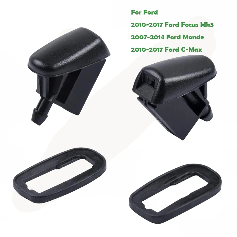 2 шт. форсунки омывателя лобового стекла для Ford 10-17 Focus C-Max 07-14 Mondeo OEM BM51-17666-AB 1708796 -