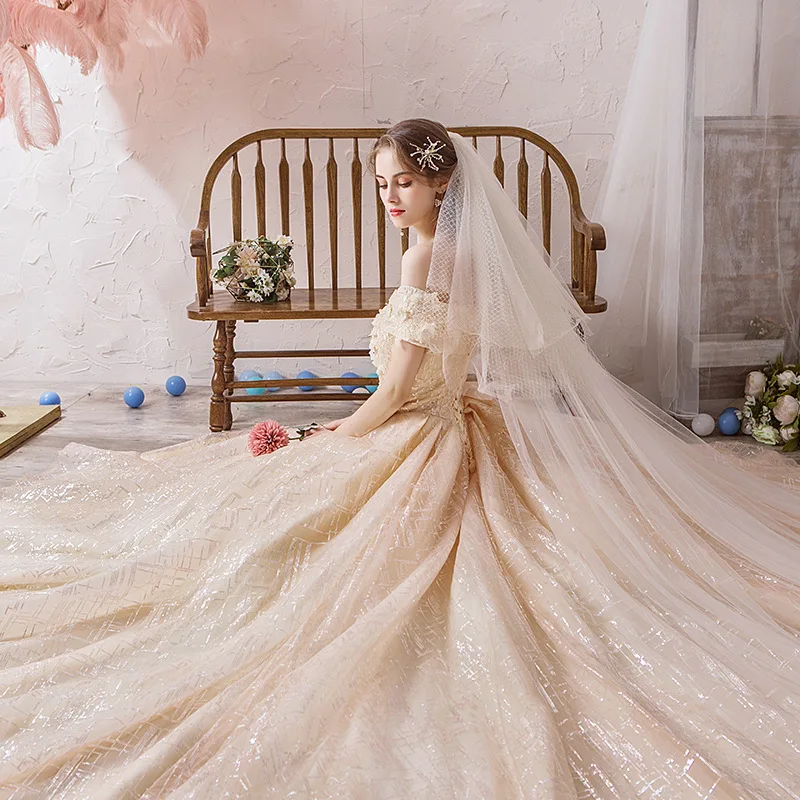 Vestido Cocktail Limited De Festa Sen свадебное платье 2020 Новая роскошная Мечта невесты роскошный