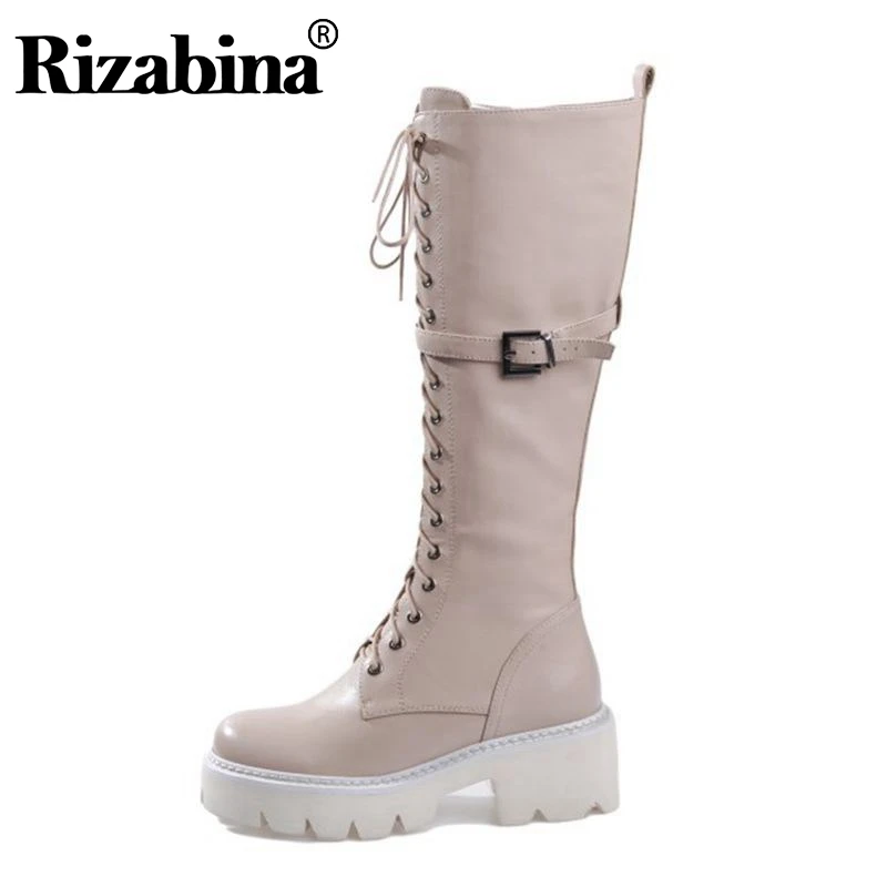 Женские сапоги до колена из натуральной кожи на молнии размеры 34 42|Сапоги колена|