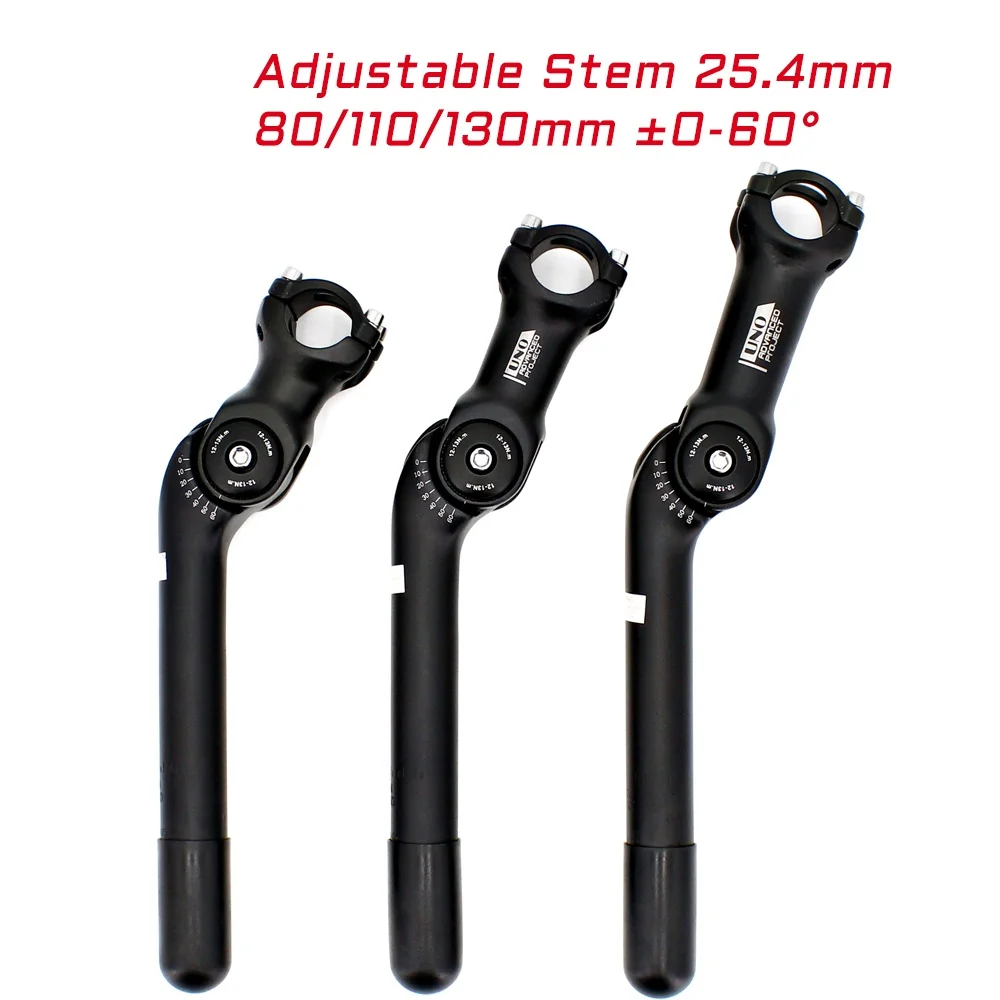 

Adjustable Bicycle Quill Stem 25.4mm Handlebar Stem Riser Forged Alu Alloy Front Fork Stem With Quill 25.4 x180mm Bike Parts
