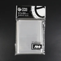 100pcspack new size card sleeves 61x88 mm card protector for magical gathering board game card transparent outdoor games