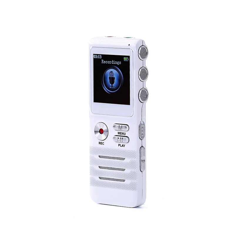 

Цифровой диктофон, портативный, с дисплеем, наушниками, USB-кабелем, 8 ГБ, для компьютера, ноутбука, записи звука на интервью