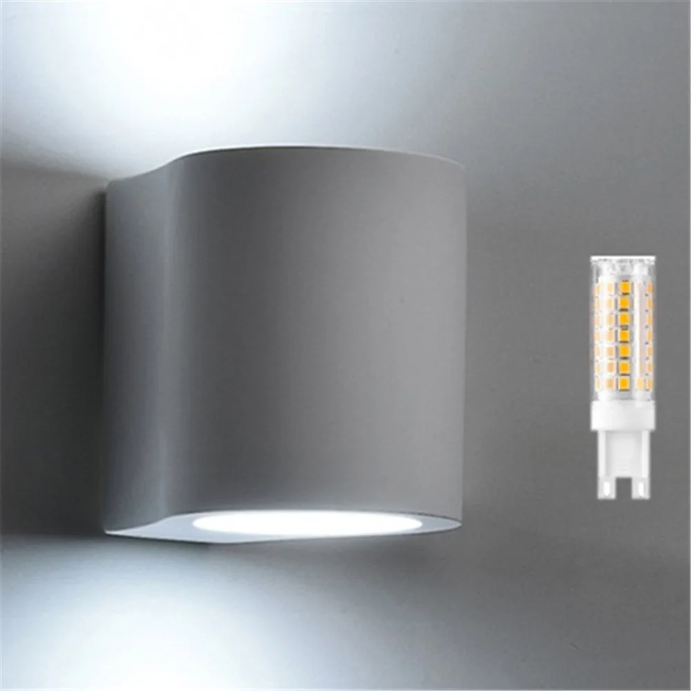 7 Вт гипсовый материал светодиодный настенный светильник для дома гостиной