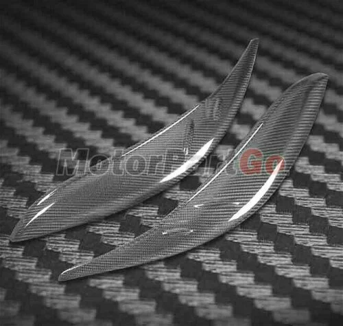 

Real Crabon Fiber Head light Eyelid Eyebrow Cover Trim 1pair for Toyota Sienna LE SE 11-17 T101
