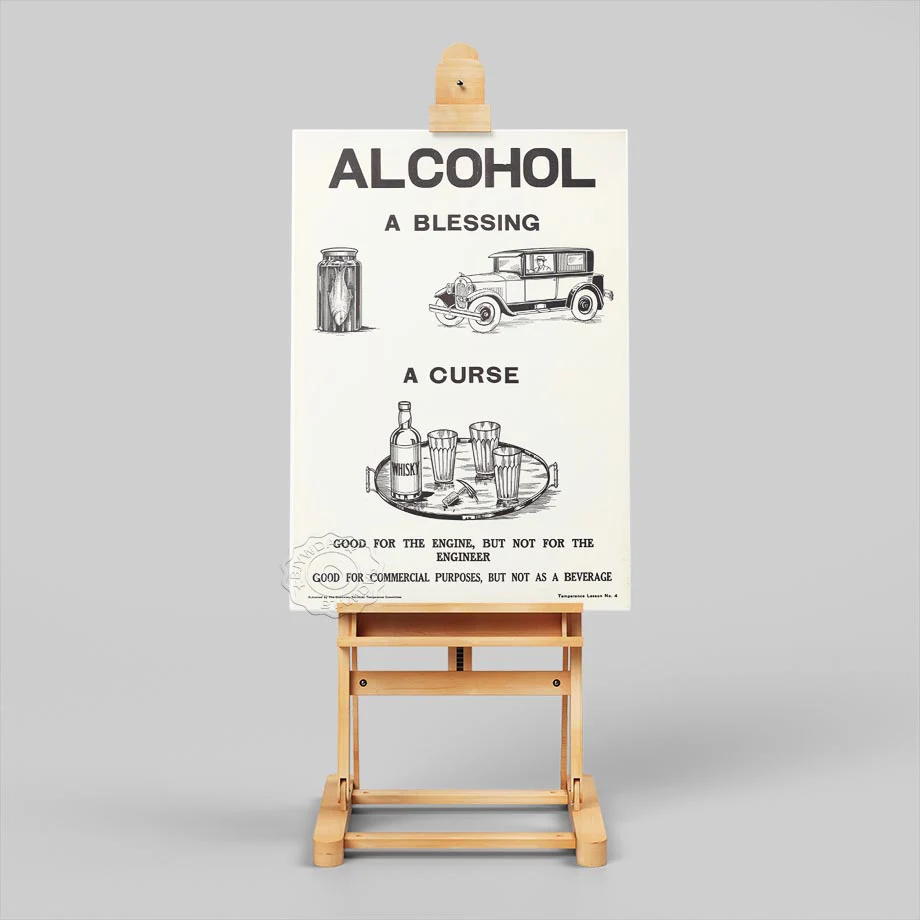 

Traffic Safety Publicity Prints Poster, Prohibition Alcohol Posters, Concise Style Wall Decorz, Black and White Poster, Gift,