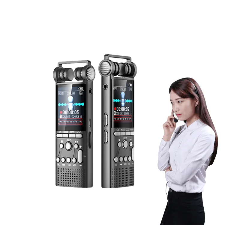 

A piece of noise reduction8/16/32GB Digital Voice Recorder Rechargeable Audio Sound Dictaphone MP3 Player Recording Pen