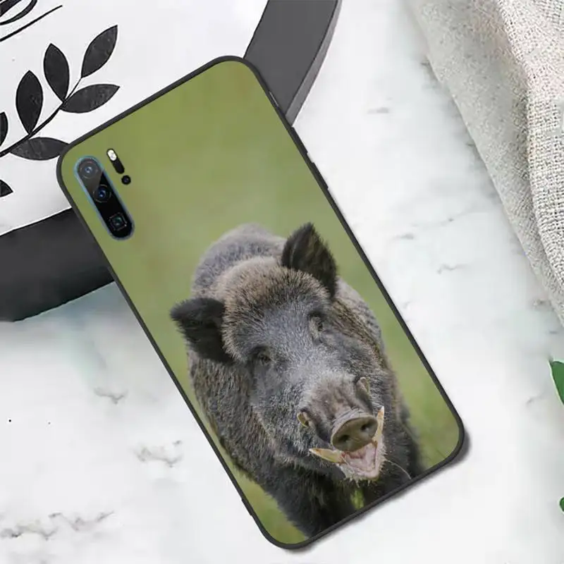 

Horror animal wild boar Phone Case For Huawei honor Mate P 10 20 30 40 i 9 8 pro x Lite smart 2019 nova 5t