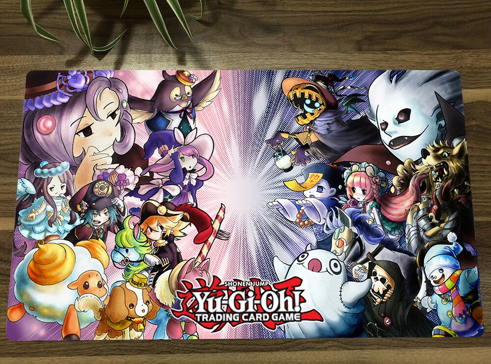 YuGiOh Ghostrick TCG коврик игровой для торговых карт геймпад Нескользящий Резиновый мыши