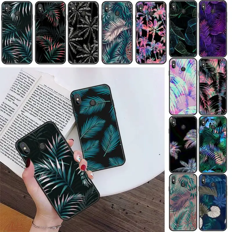 

Hot Art Banana Leaf coconut tree Phone Cases For Xiaomi Redmi Note10 Pro Note8 Pro 8T Note9 9S Redmi8 8A Note7 Pro 9C X3