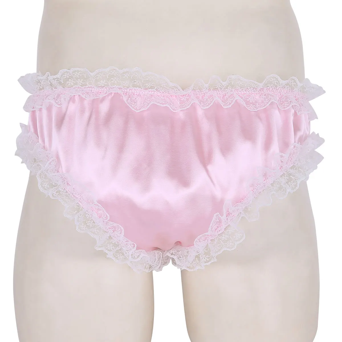 Для мужчин трусы с оборками и кружевом купальник-бикини цветочным принтом