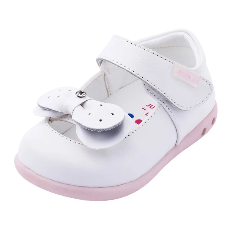 ABCKDIS/детская обувь принцессы Мэри Джейн для девочек на застежке липучке с большим