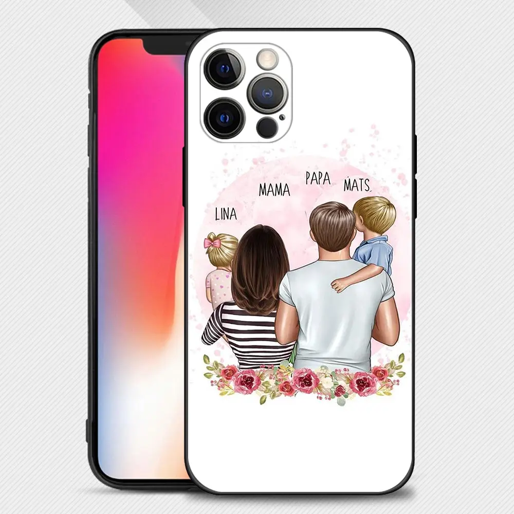 Силиконовый чехол для Apple iPhone 13 12 11 Pro Max Mini XS XR X 7 8 Plus 6 6S SE 2020 | Мобильные телефоны и