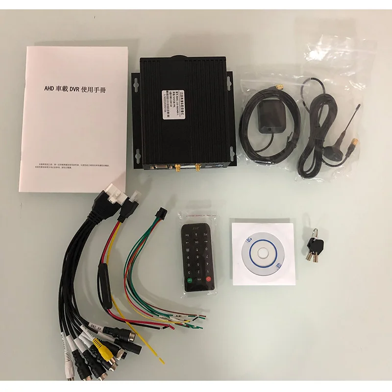 Заводская цена 4Ch SD карта Мобильный DVR с GPS 3G 4G WiFi антенна руководство пользователя