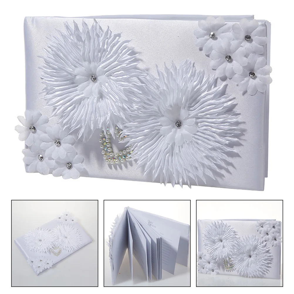 

Свадебное украшение, искусственный цветок Стразы, гостевая книга