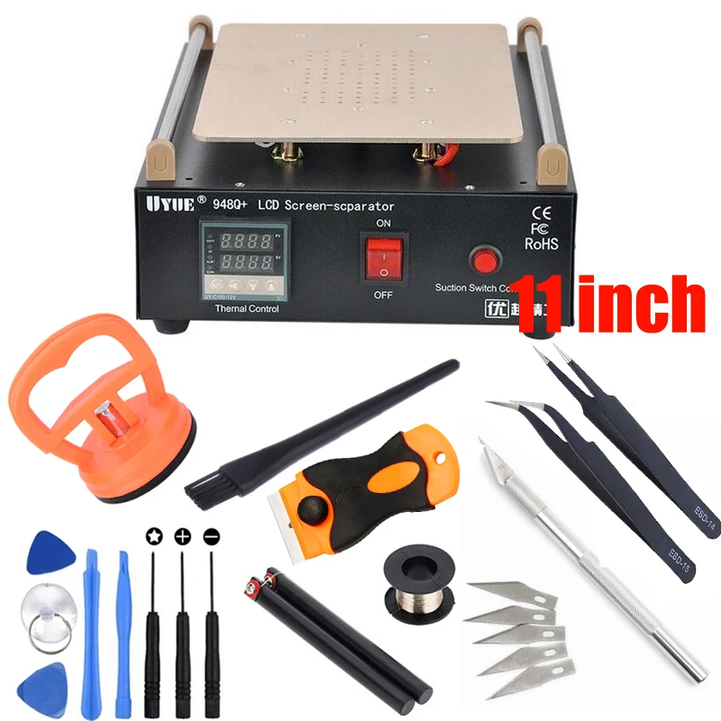 Стальной сенсорный экран UYUE Max 11 дюймов со встроенным вакуумным насосом|Наборы