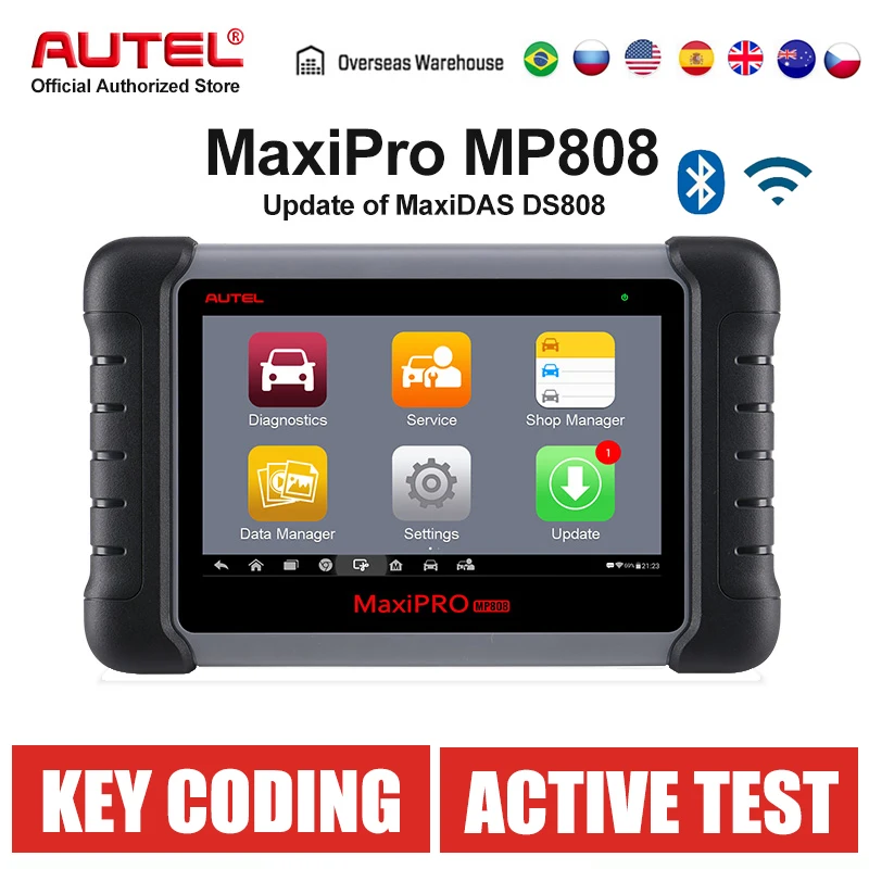 Autel MaxiPRO MP808 OBD2 сканер OE уровень инструмент для диагностики автомобиля