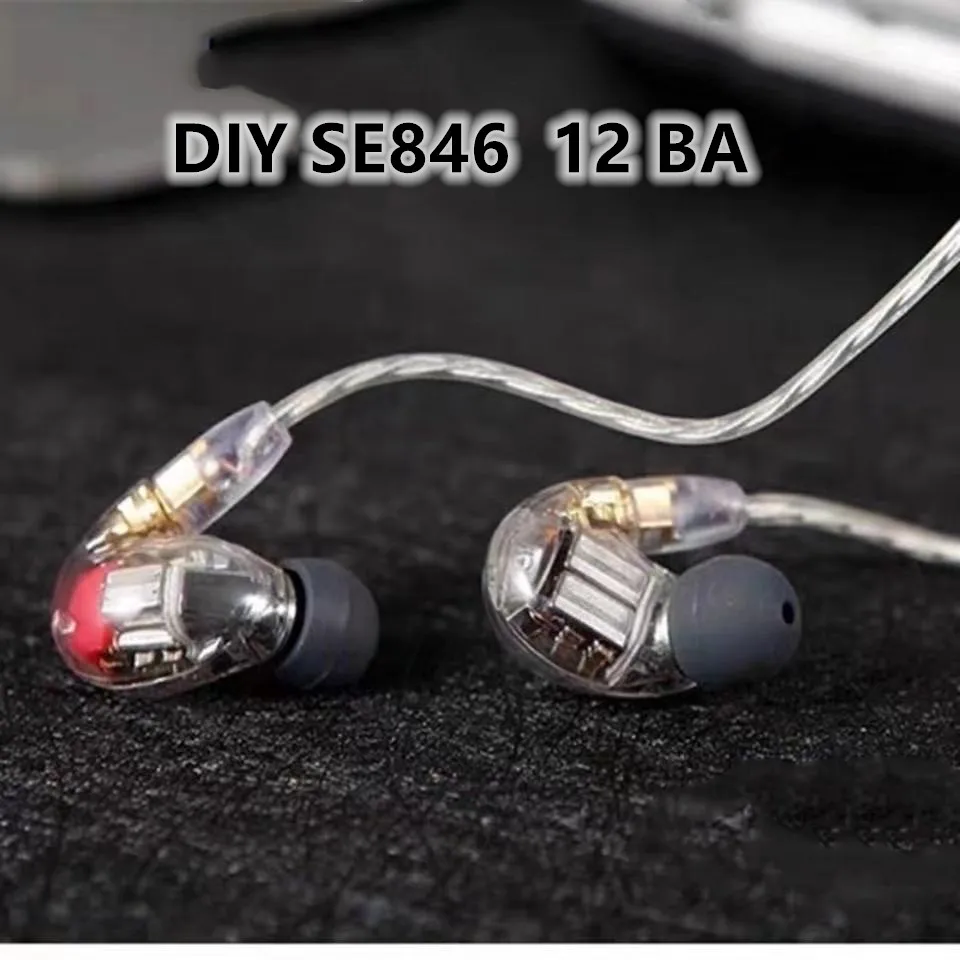 Наушники-вкладыши SE846 Hi-Fi спортивные с шумоподавлением 6ba PK IE800S SE535 IE80S se215 |