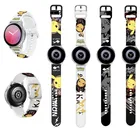 Ремешок силиконовый для смарт-часов Samsung Glory Huami Huawei GT2, 20 мм 22 мм