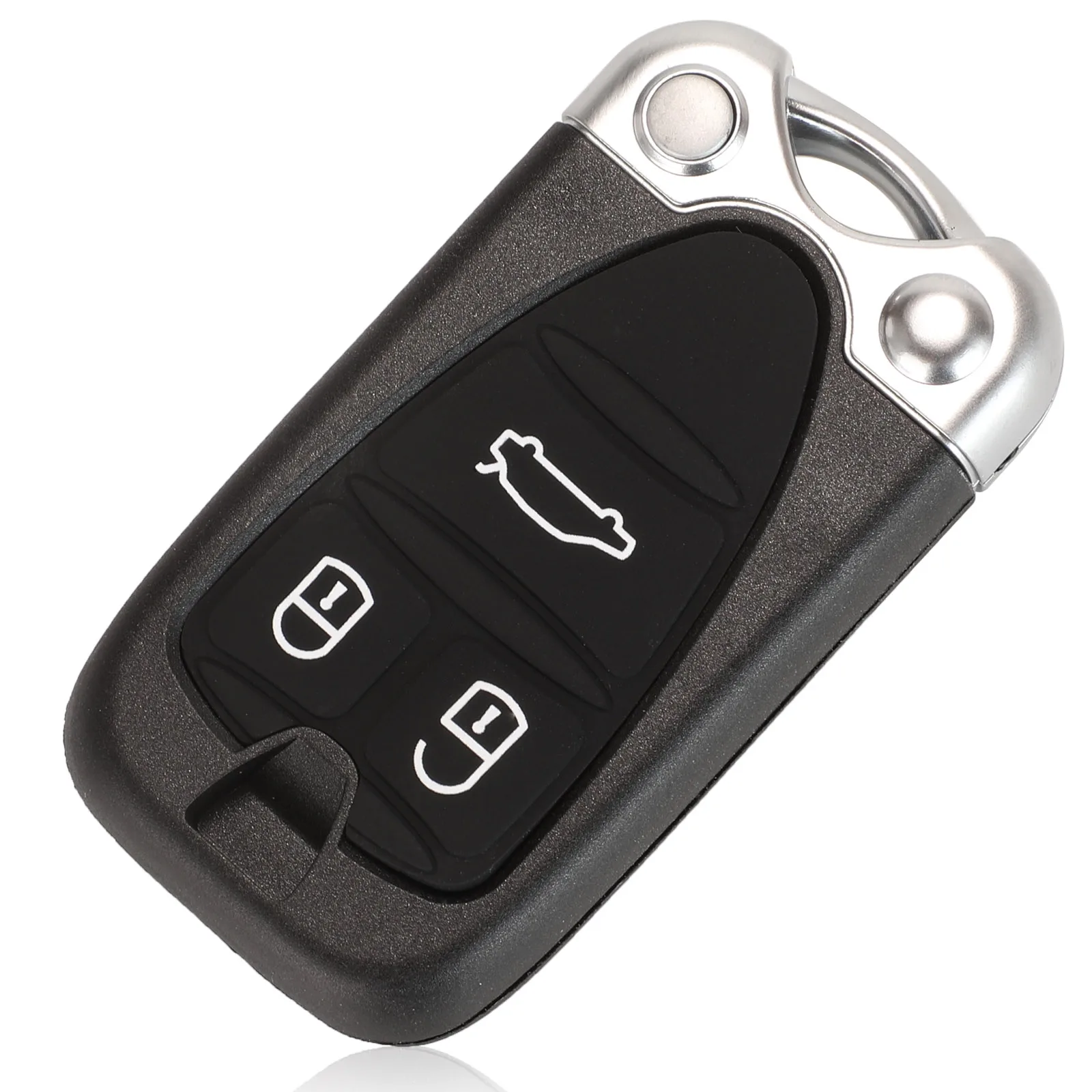 

jingyuqin 3 Buttons Replacement Remote Car Key Shell Case For Alfa Romeo 159 156 Giulietta Brera Spider GT Fod Uncut Blade