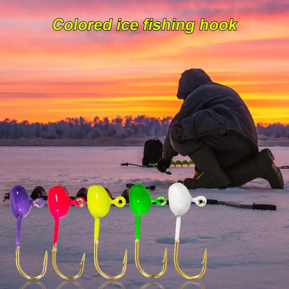 

40%HOT10Pcs Hook Jig Easy to Operate Portable Metal Artificial Bait Fishing Lures Hooks for Outdoor