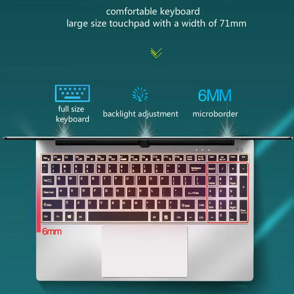 15.6-inch Ultra-thin Business Office Laptop With Pentium 4405U Solid State Drive 2G Discrete Graphics