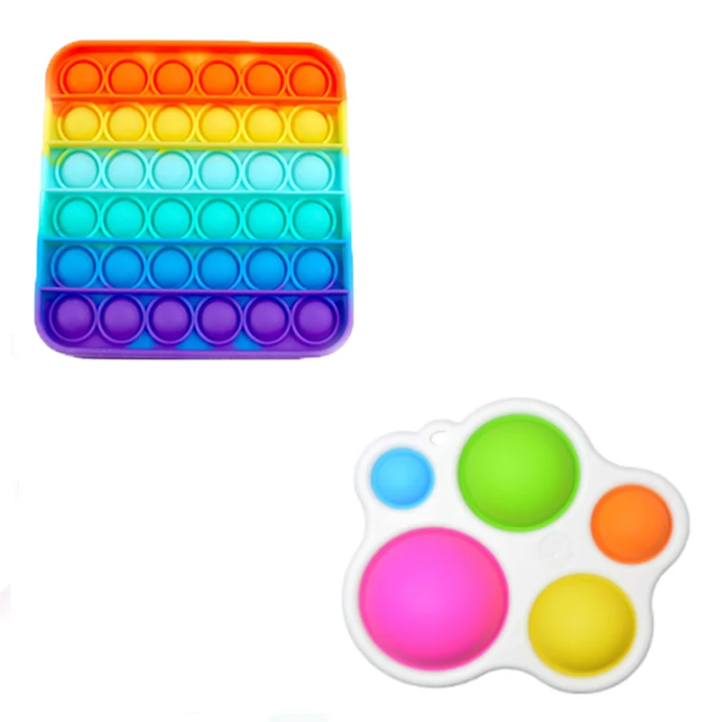 Фиджет игрушки антистресс набор стрейч струны поп-поп Подарочный пакет взрослые