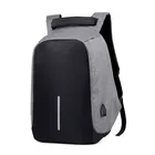 Мужской рюкзак для ноутбука с защитой от кражи, дорожный ранец, Вместительная деловая сумка с USB-зарядкой для студентов школ и колледжей, подходит для школы