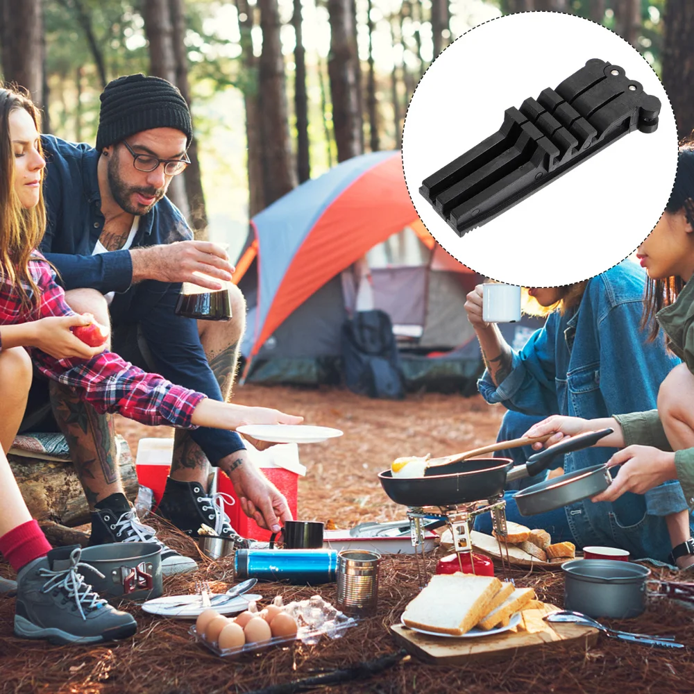 

Folding Fuel Can Canister Stand Tripod Stabilizer for Camping Gas Tank Bracket