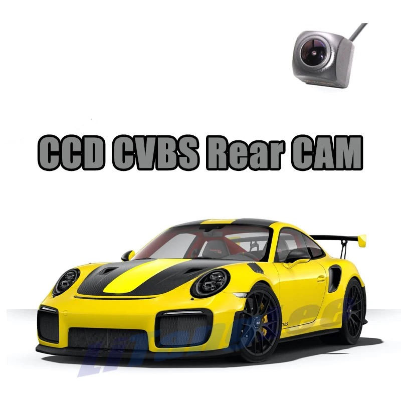 

Car Rear View Camera CCD CVBS 720P For Porsche 911 963 Turbo GT2 GT3 Reverse Night Vision WaterPoof Parking Backup CAM