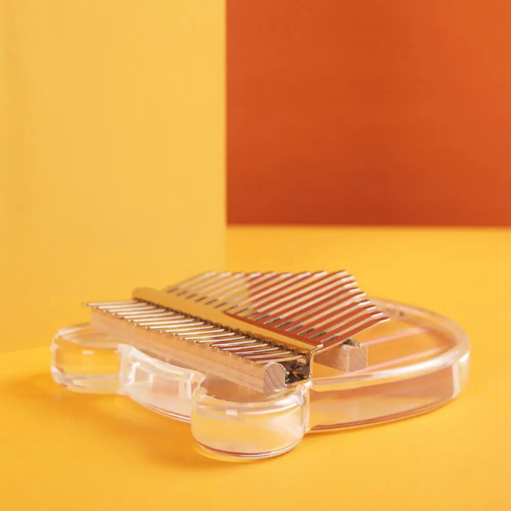 17 клавиш акриловое пианино Kalimba легкое прозрачное для большого пальца Mbira Sanza с